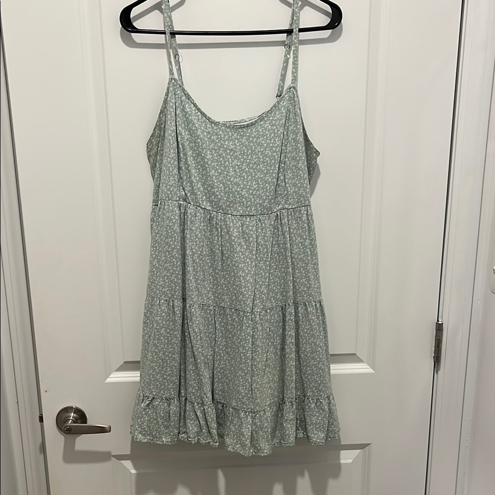 Floral Green Sundress